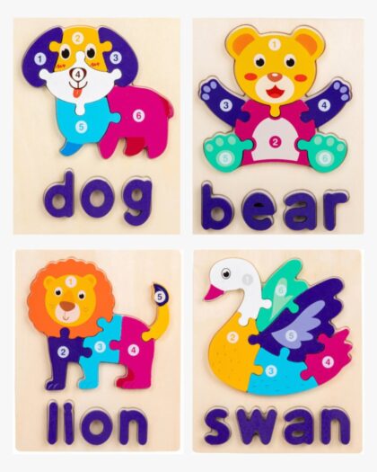 Wooden Jigsaw Puzzle Educational Toys for Baby