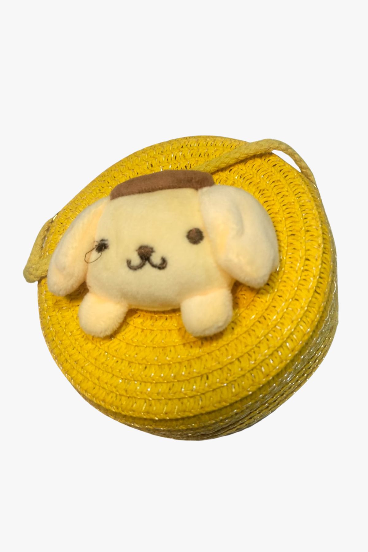Round Jute Sling Bags for Girls - Image 2